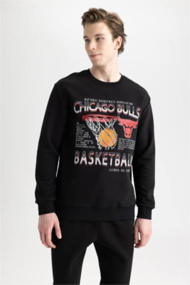 NBA Chicago Bulls стандарт пішім дөңгелек жаға Свитер