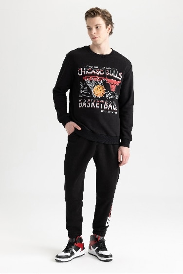 NBA Chicago Bulls стандарт пішім дөңгелек жаға Свитер