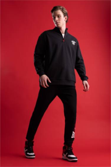 NBA Chicago Bulls стандарт пішім иілімді жолақ Джоггер