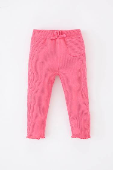 Baby Girl Ribbed Camisole Tights