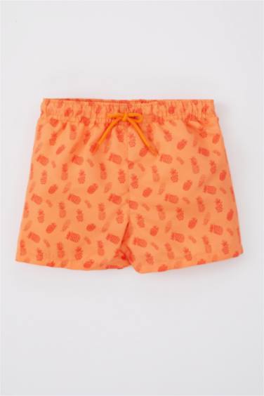 Baby Boy Fruit Patterned Swimming Shorts