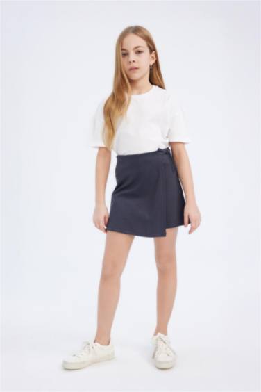 Girl Relax Fit Crew Neck Short Sleeve T-Shirt