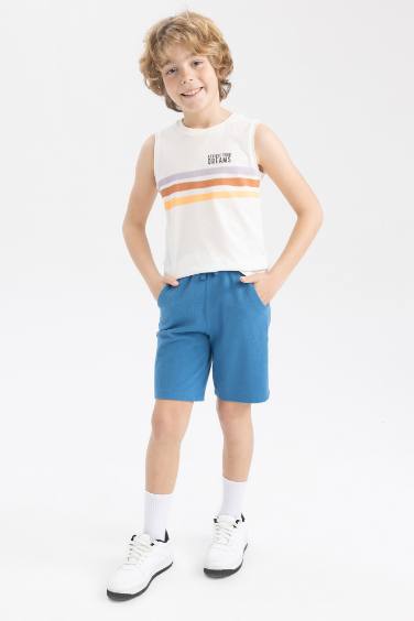 Boy Regular Fit Pique Shorts