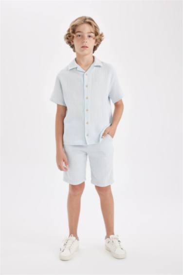 Short en Mousseline pour Garçon