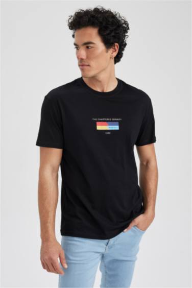 дөңгелек жаға минималл Қысқа жеңді футболка