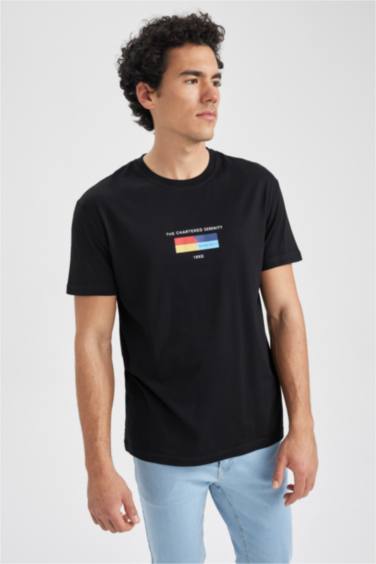 дөңгелек жаға минималл Қысқа жеңді футболка