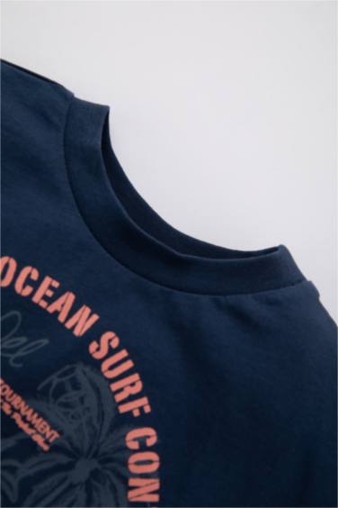 T-Shirt à Manches Courtes avec imprimé Palmiers pour BéBé Garçon