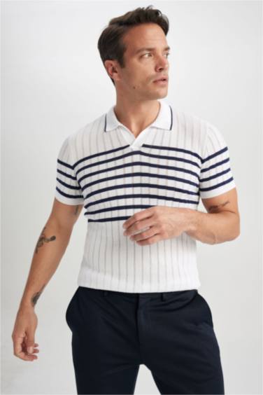 рисорт жаға трикотаж Поло