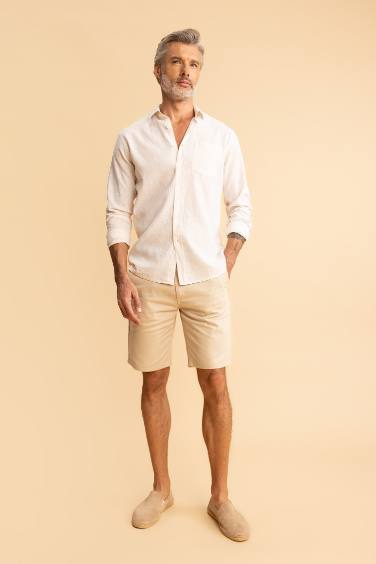 жейде мойыны жолақ Ұзын жеңді көйлек