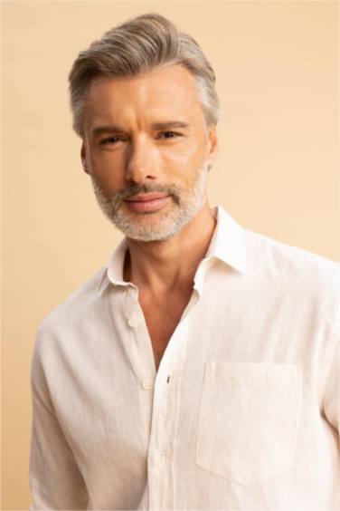 жейде мойыны жолақ Ұзын жеңді көйлек