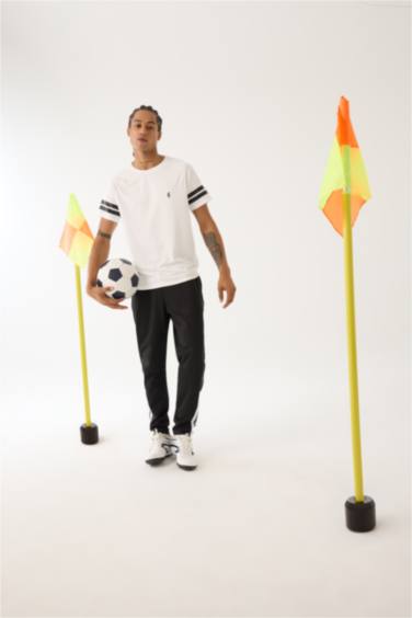 Спортивная футболка приталенного кроя с принтом, DeFactoFit