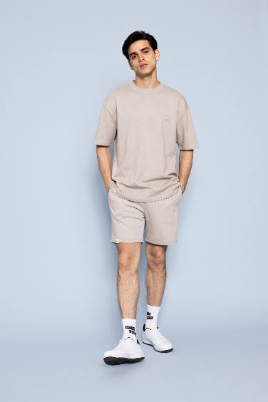 Regular Fit Regular Hem Shorts