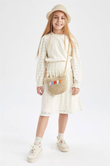 Jupe à taille élastique pour Fille