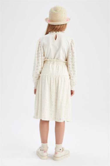 Jupe à taille élastique pour Fille