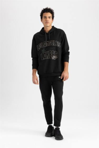 NBA Los Angeles Lakers Лицензиялық бокси фит-нба бас киімді Свитер