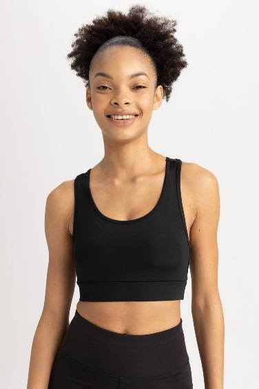 Defacto Fit Halter Neck Sports Bra