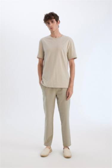 Skinny Leg Elastic Waist Summer Cotton Joggers