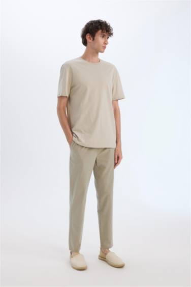 Skinny Leg Elastic Waist Summer Cotton Joggers