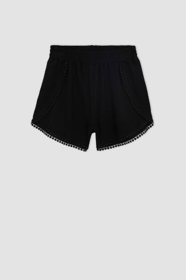 Girl Viscose Shorts