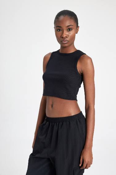 Débardeur Ctelé Coupe slim raccourcie Col rond