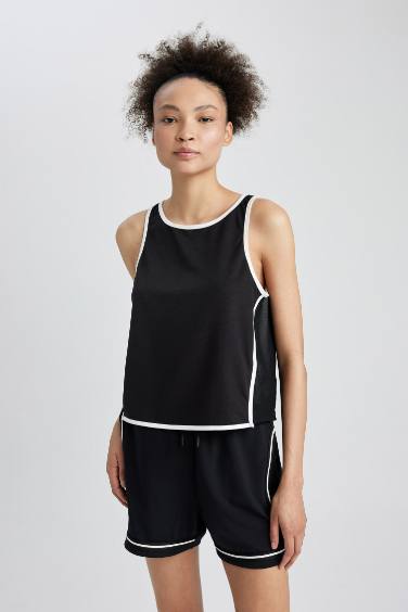 DeFactoFit Standard Fit Sports Scuba Diving Fabric Shorts