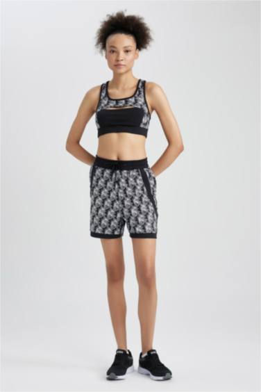 DeFactoFit Standard Fit Sports Scuba Diving Fabric Shorts