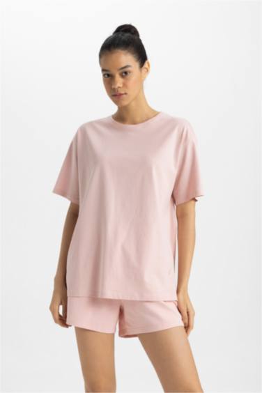 Oversize Crew Neck Printed T-Shirt