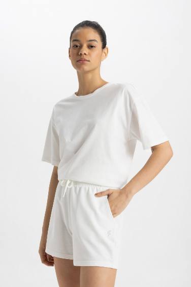 شورت رياضي قصير قصة عادية من DeFactoFit