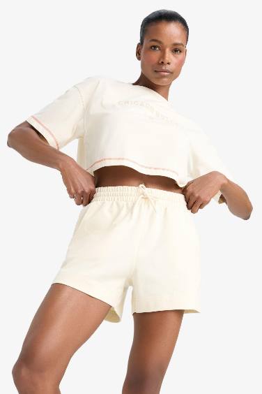 DeFactoFit Standard Fit Sports Short Leg Basic Shorts