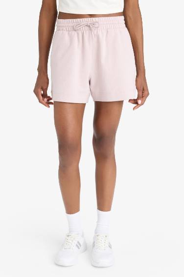 شورت قصير رياضي بيزك قصة عادية من DeFactoFit