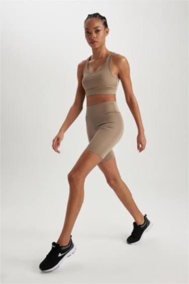 ليجن قصير بايكر بخصر عالي من DeFactoFit