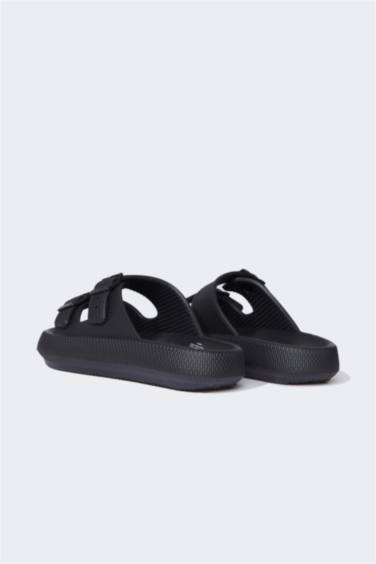 شبشب رجالي إيفا بكعب سميك بشريط مزدوج