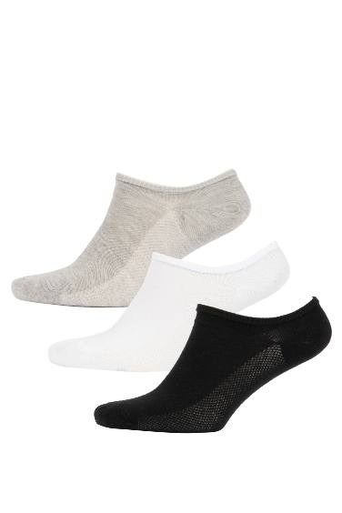 Men 3 Pack Cotton Sneaker Socks