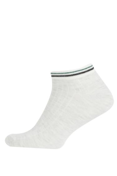 Men 5 Pack Cotton Booties Socks