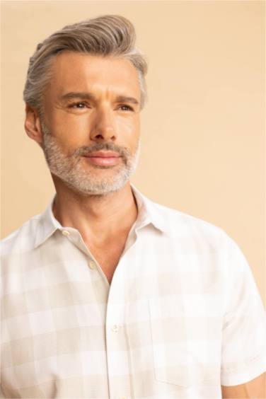 қалыпты пішім чек Қысқа жеңді жейде