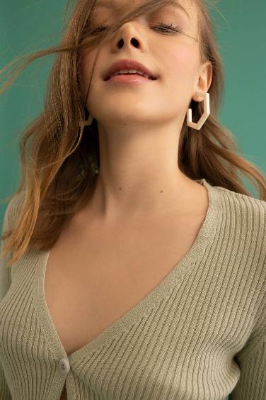 كارديجان تريكو سليم فيت برقبة V