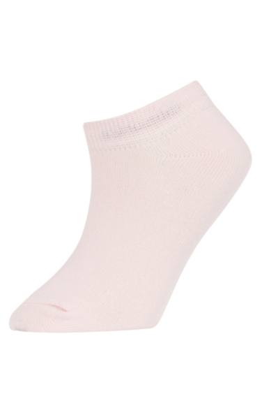 Girls 5 Pack Cotton Booties Socks