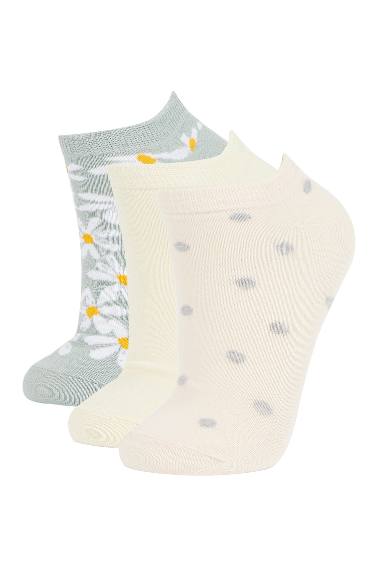 Lot De 3 Paires De Chaussettes En Coton Pour Femme