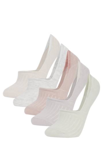 Kadın 5'li Pamuklu Babet Çorap