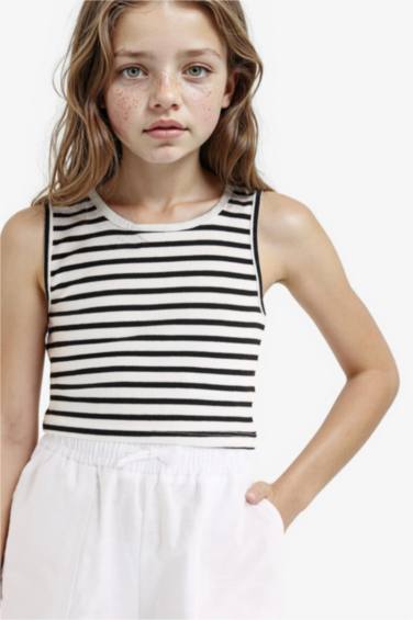Girl Crop Camisole Tank Top