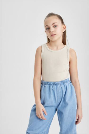 Girl Slim Fit Basic Camisole Tank Top