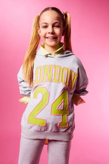 Світшот оверсайз для дівчаток