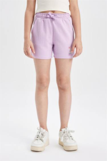 Girl Sweatshirt Fabric 2 Piece Shorts