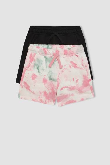 Lot de 2 shorts imprimés pour fille