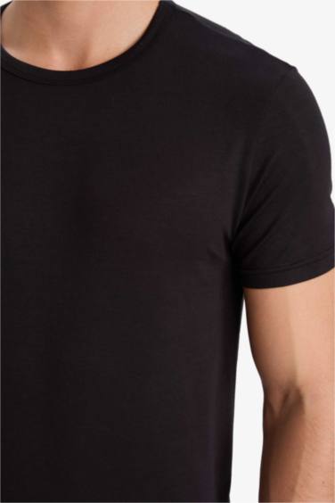 Slım Fıt Modal Üst - Görsel 6