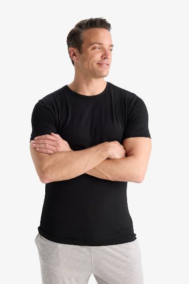 Premium Slim Fit Crew Neck Modal Top