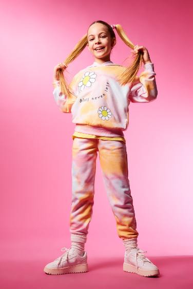 Girls Tie-dye Jogger Tracksuit Bottom