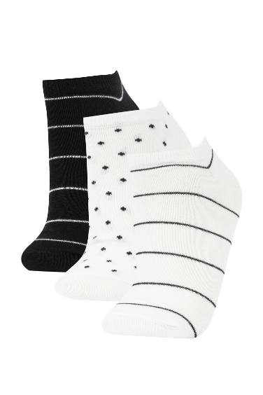 Women 3 Pack Cotton Booties Socks