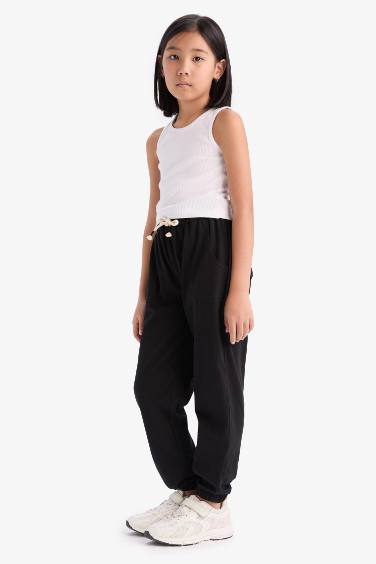 Девочка Штаны С Эластичным Поясом