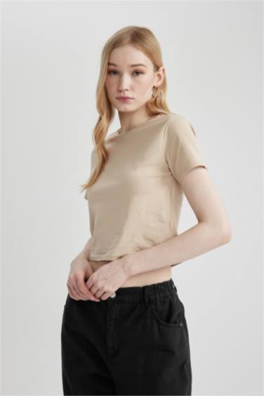 تيشيرت نص كم سليم فيت